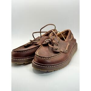 Size 5 - Sperry Lug 3-Eye Brown Leather Boat Shoes